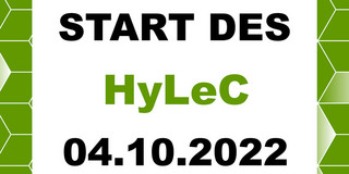Grafik mit dem Text: Start des Hylec, 04.10.2022