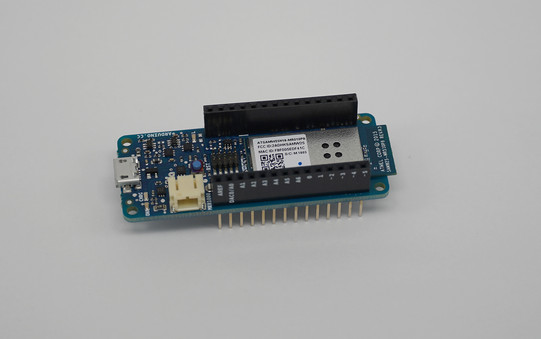 Nahaufnahme des Arduino CC Microcontrollers