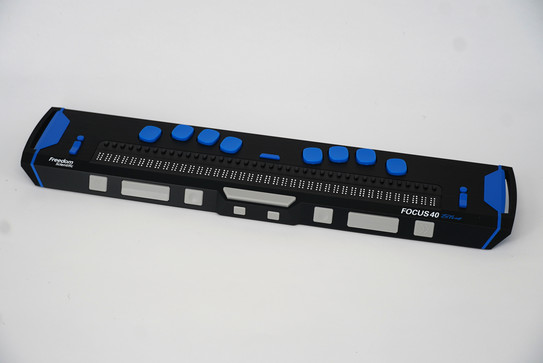 Foto der Braillezeile