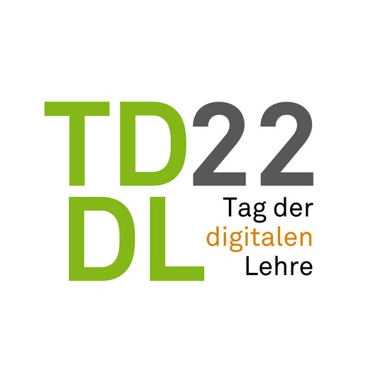 Typografischer Inhalt: "TDDL 22, Tag der digitalen Lehre"